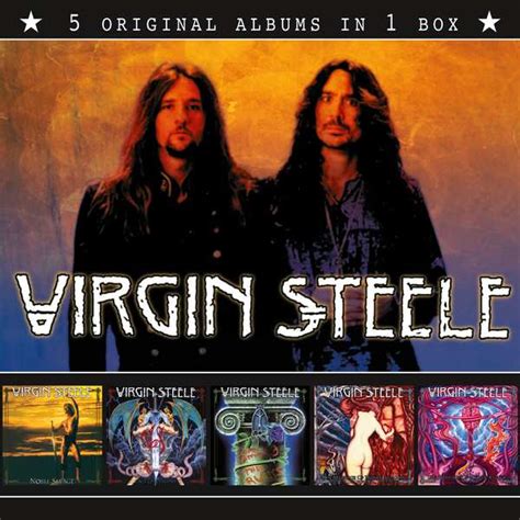 virgin steele 5 original albums box|Virgin Steele .